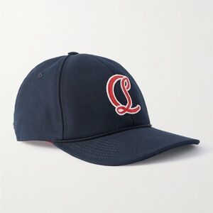 Christian Louboutin Mooncrest Ivy Logo-Embroidered Cap Size S